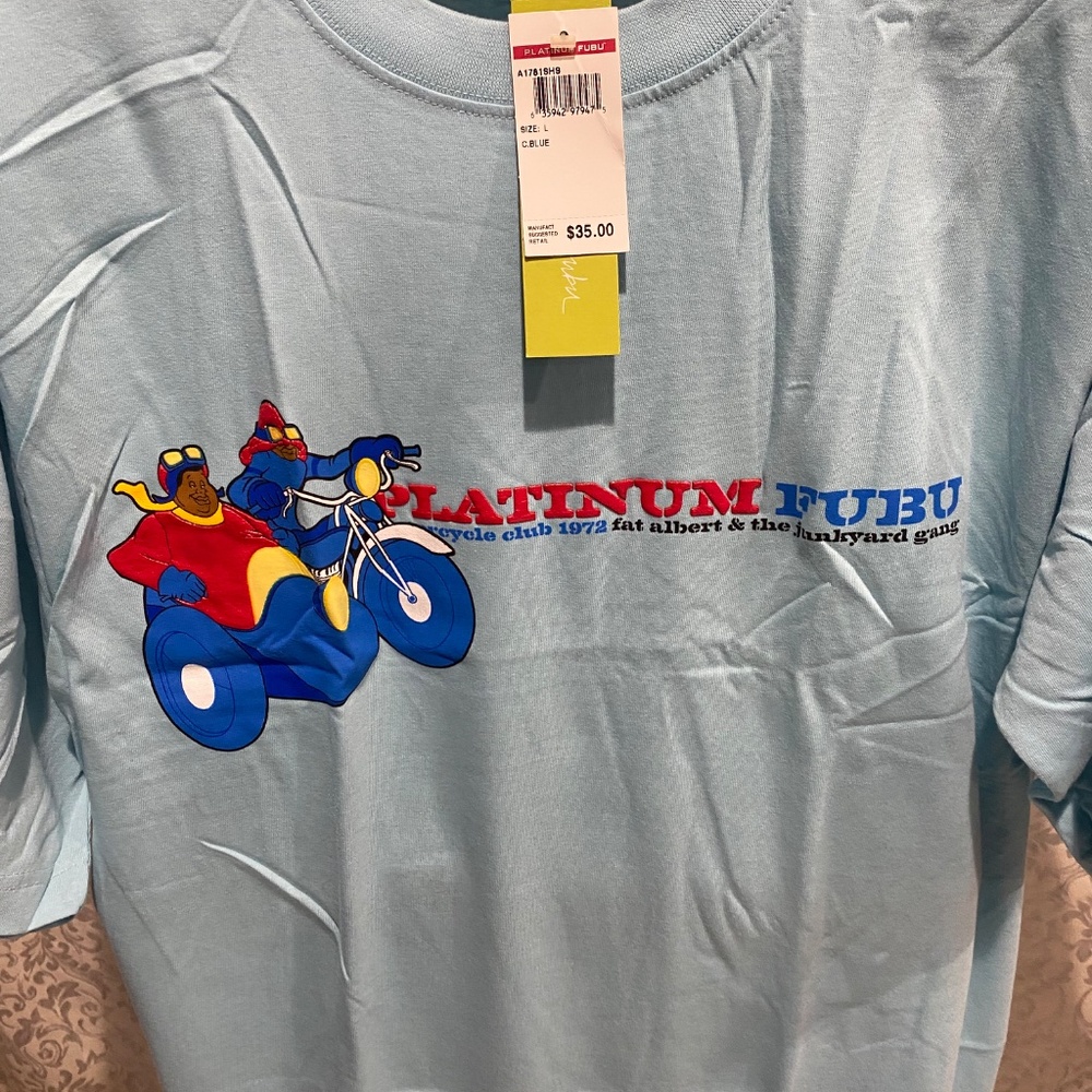 Fubu Platinum Vintage Series T Shirt Sz L - Picture 2 of 7